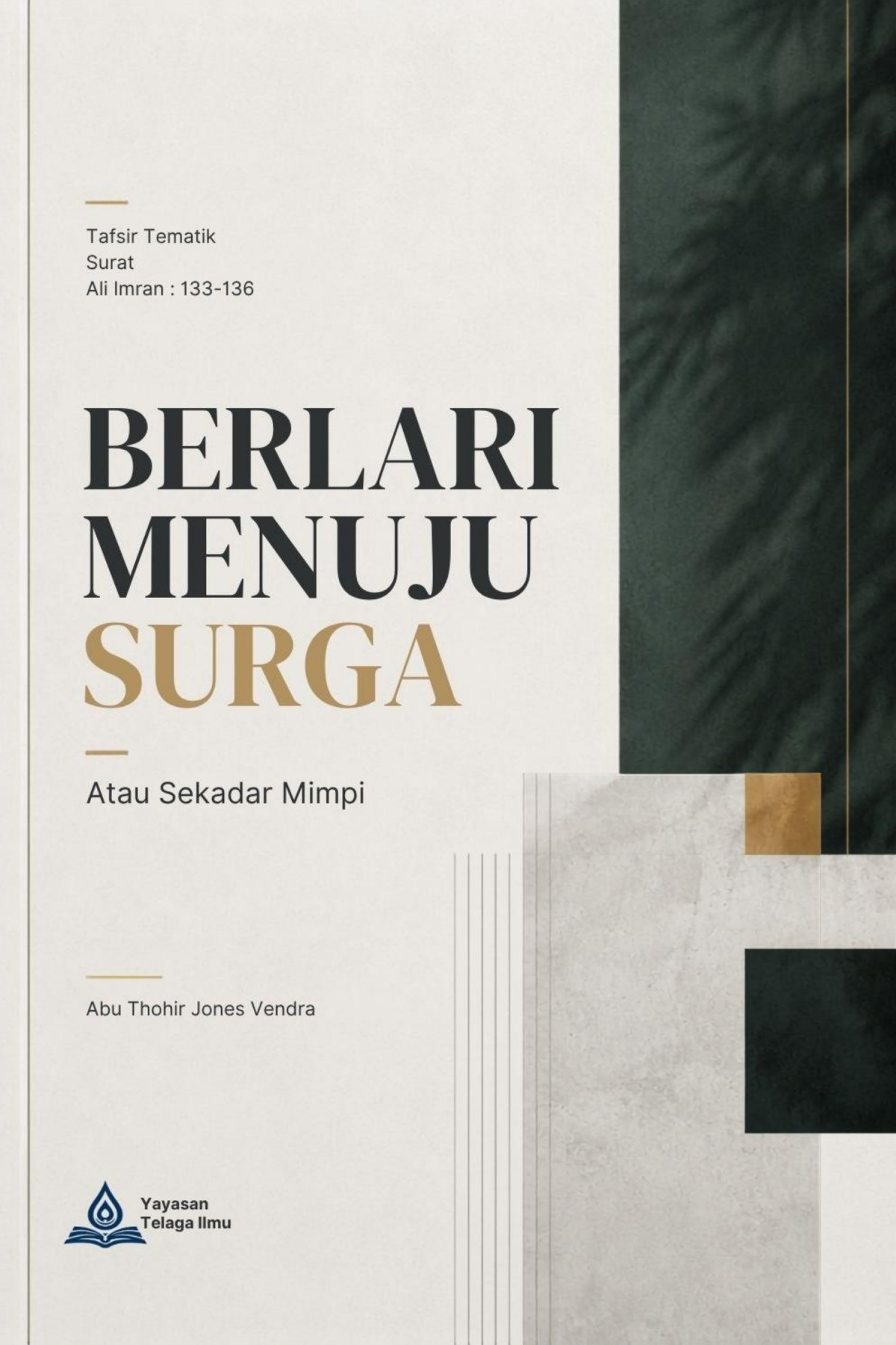 Cover BERLARI MENUJU SURGA